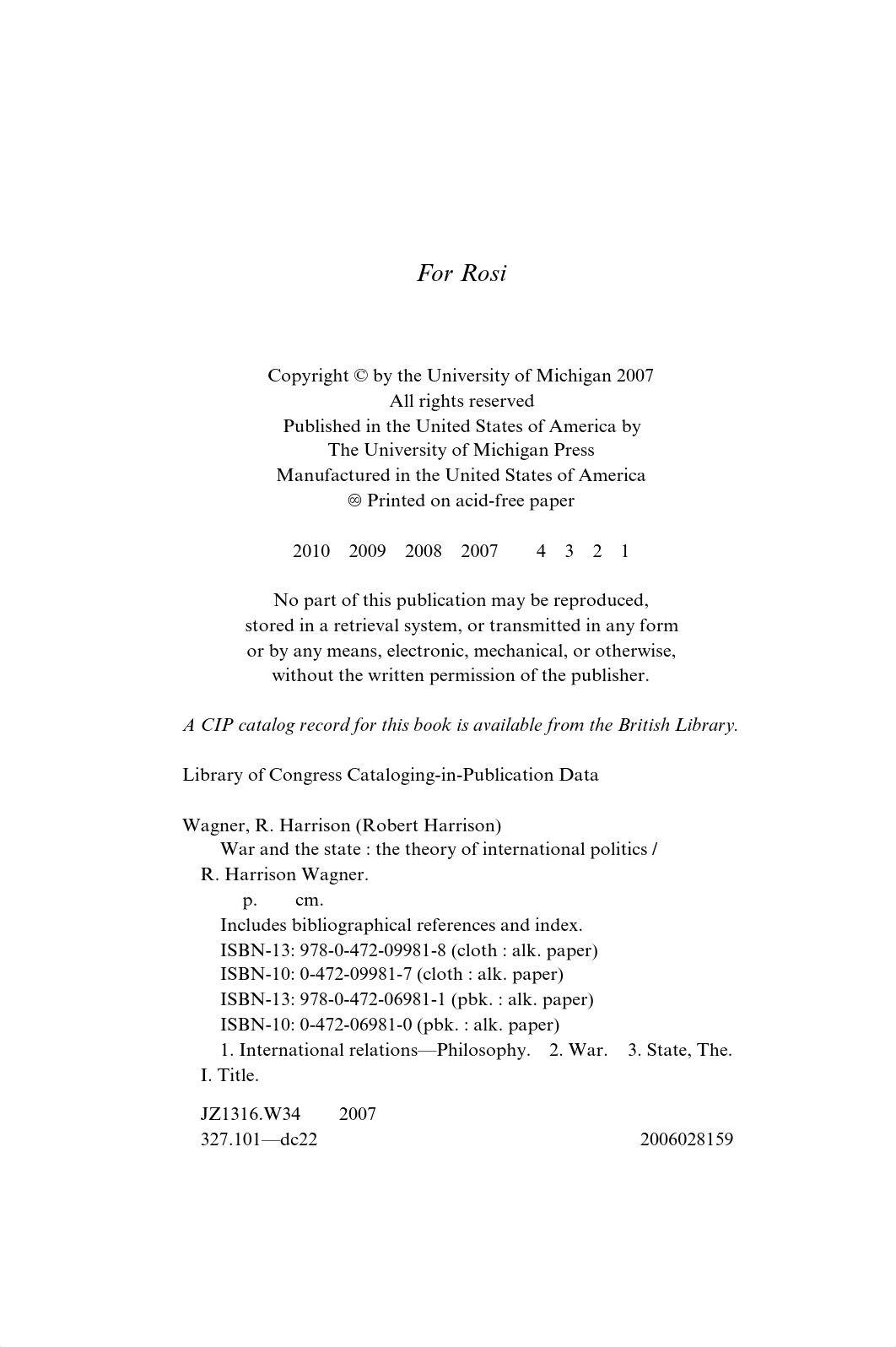 R. Harrison Wagner - War and the State_ The Theory of International Politics (2007).pdf_dlwisww7at2_page3