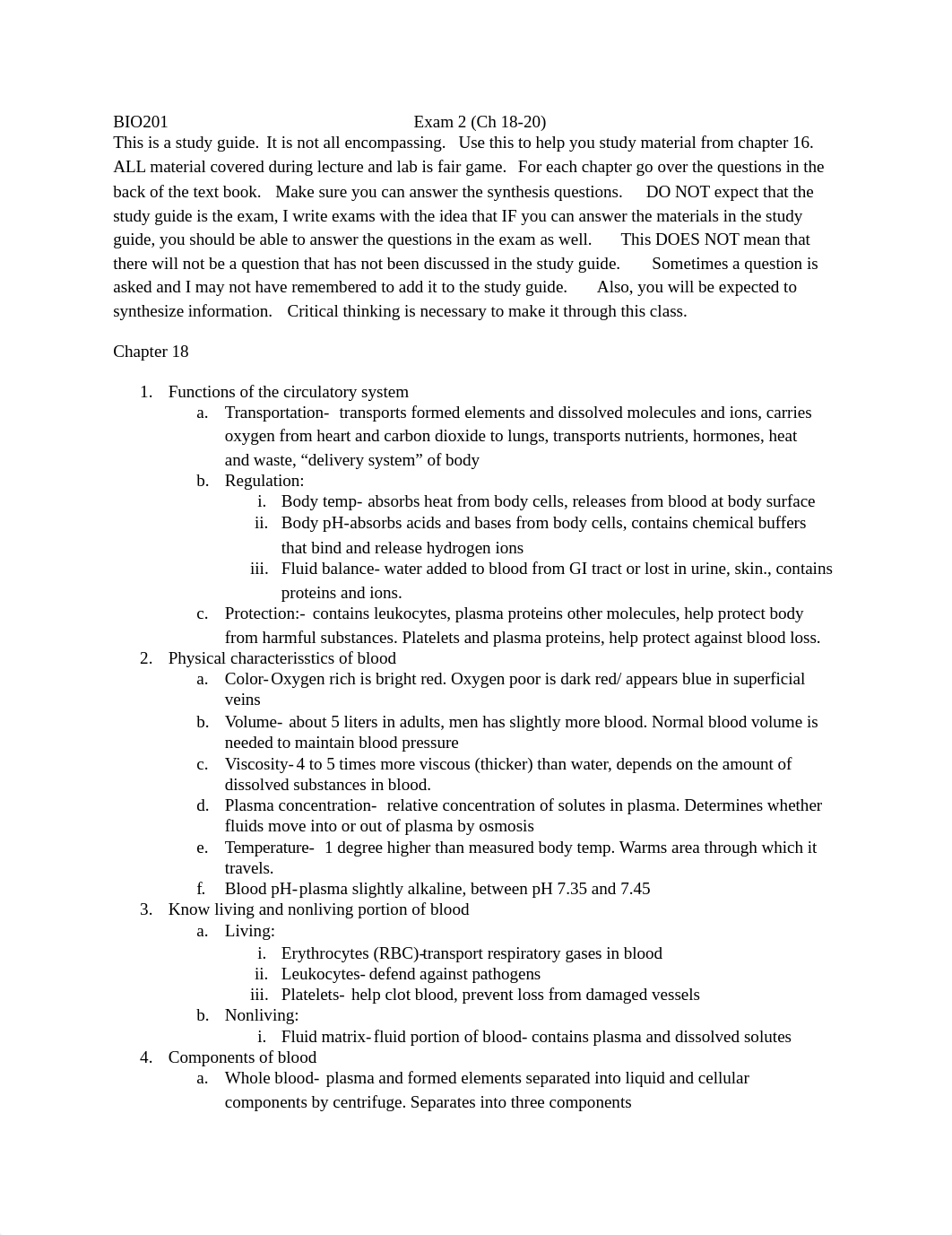 BIO201_Exam2_Studyguide_dlwlld22jdr_page1