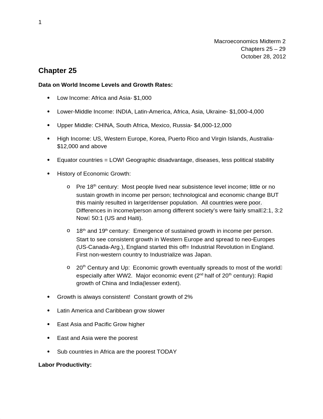 Macroeconomics Midterm #2 Study Guide_dlwnada8kfe_page1