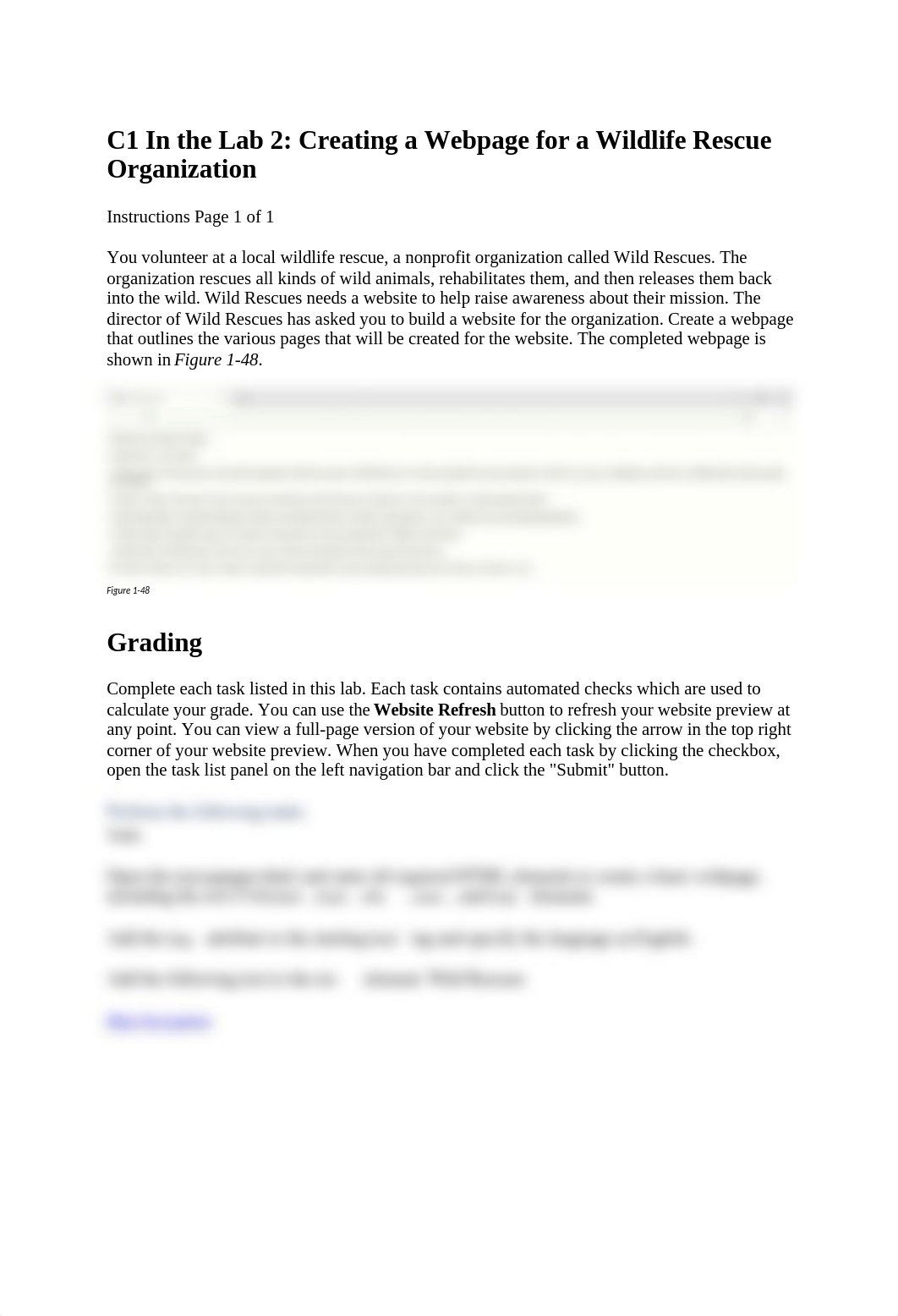 C1 In the Lab 2 Creating a Webpage for a Wildlife Rescue Organization.docx_dlwnqyqmm2q_page1