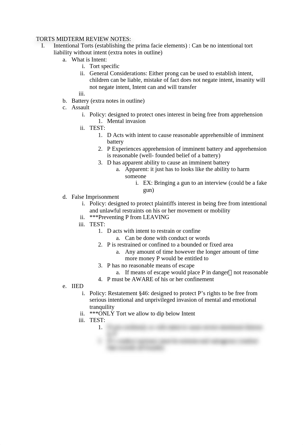 TORTS MIDTERM REVIEW NOTES.docx_dlx4r96fdsx_page1