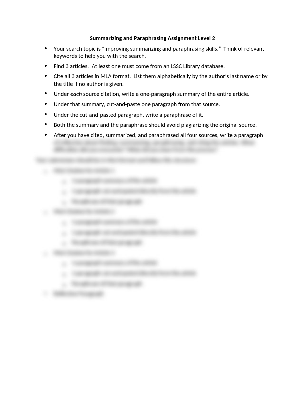 Summarizing and Paraphrasing Assignment Level 2.docx_dlx7tr08vsm_page1