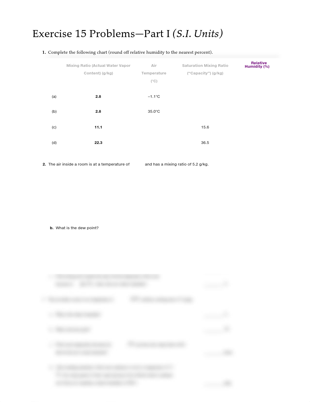 Exercise 15 Problems—Part I (S.I. Units).pdf_dlxdbkclo5z_page1