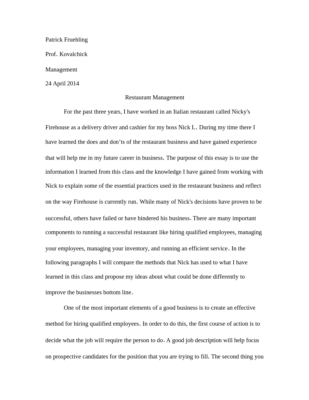 Restaurant Management Essay_dlxelbgciz0_page1