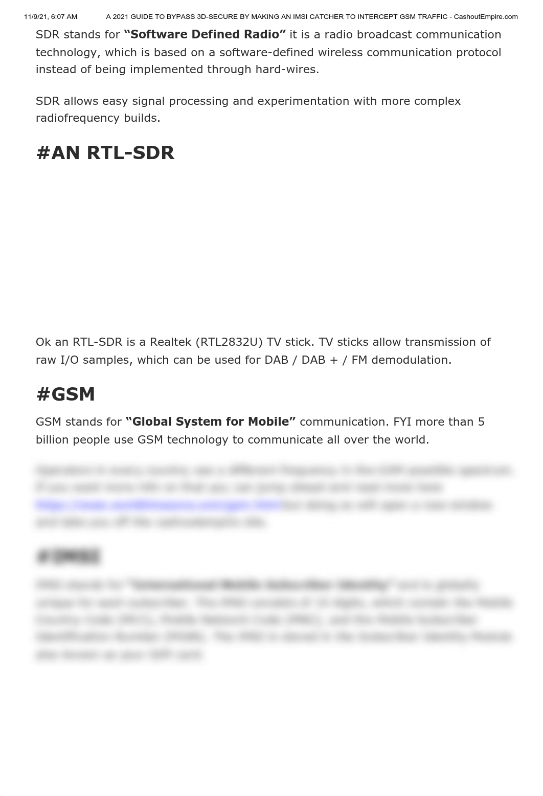 A 2021 GUIDE TO BYPASS 3D-SECURE BY MAKING AN IMSI CATCHER TO INTERCEPT GSM TRAFFIC - CashoutEmpire._dlxjgfiotvf_page3