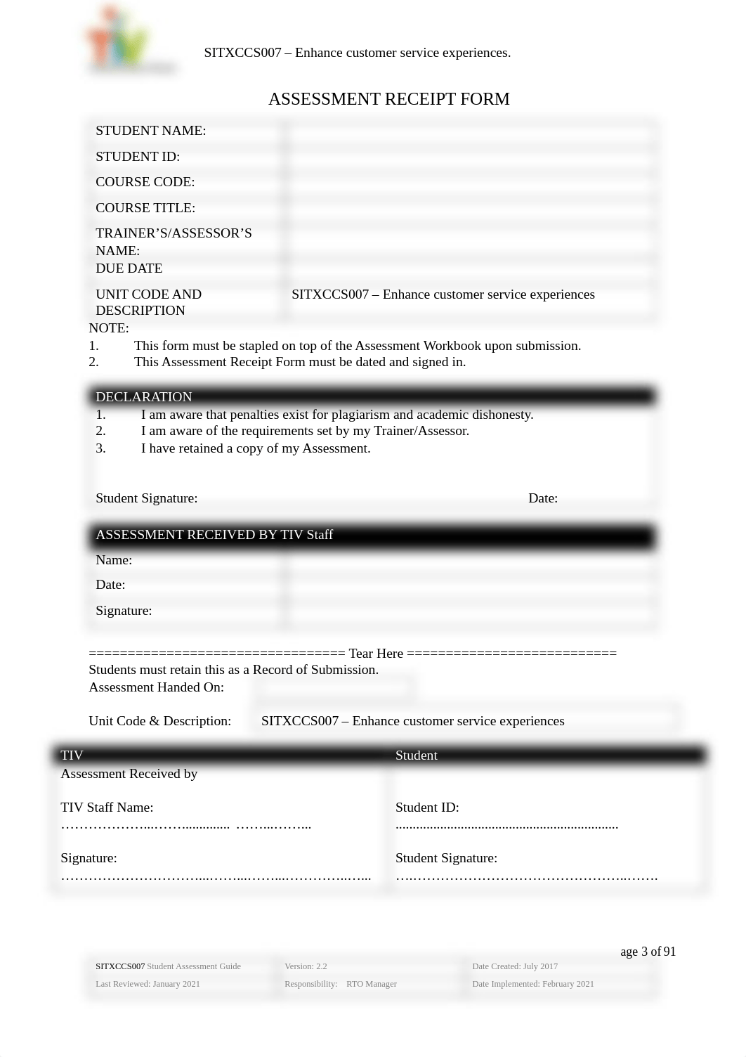 2-SITXCCS007 Enhance customer service experience - Student Assessment Guide.pdf_dly7ov65pjw_page3