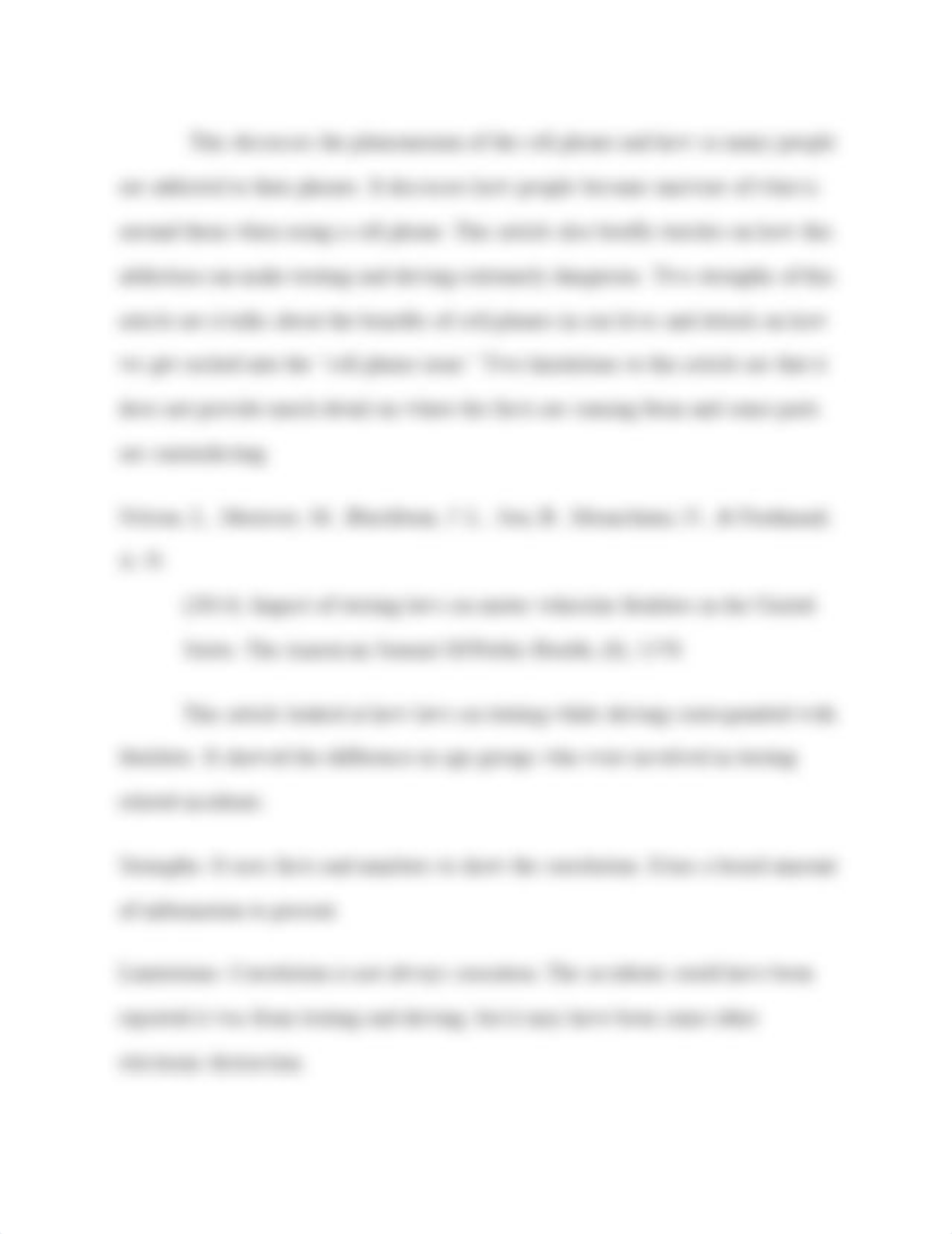 Texting and Driving Annotated Bib_dlykvueka38_page3