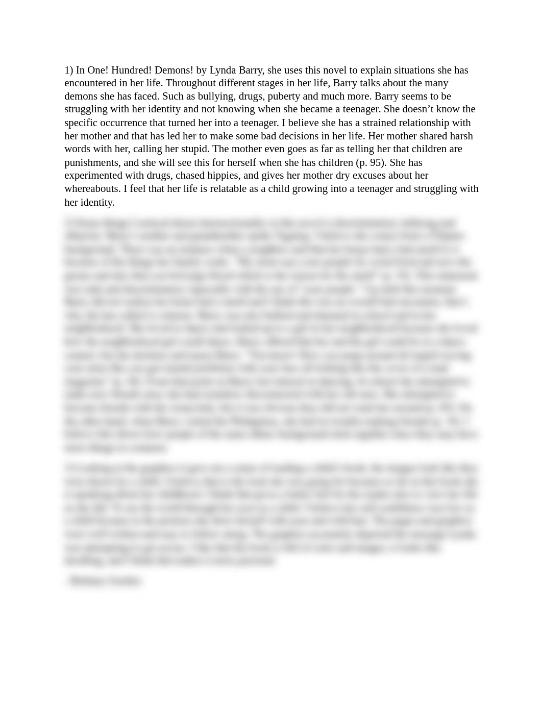 One Hundred Demons Response.docx_dlyl0s71xam_page1