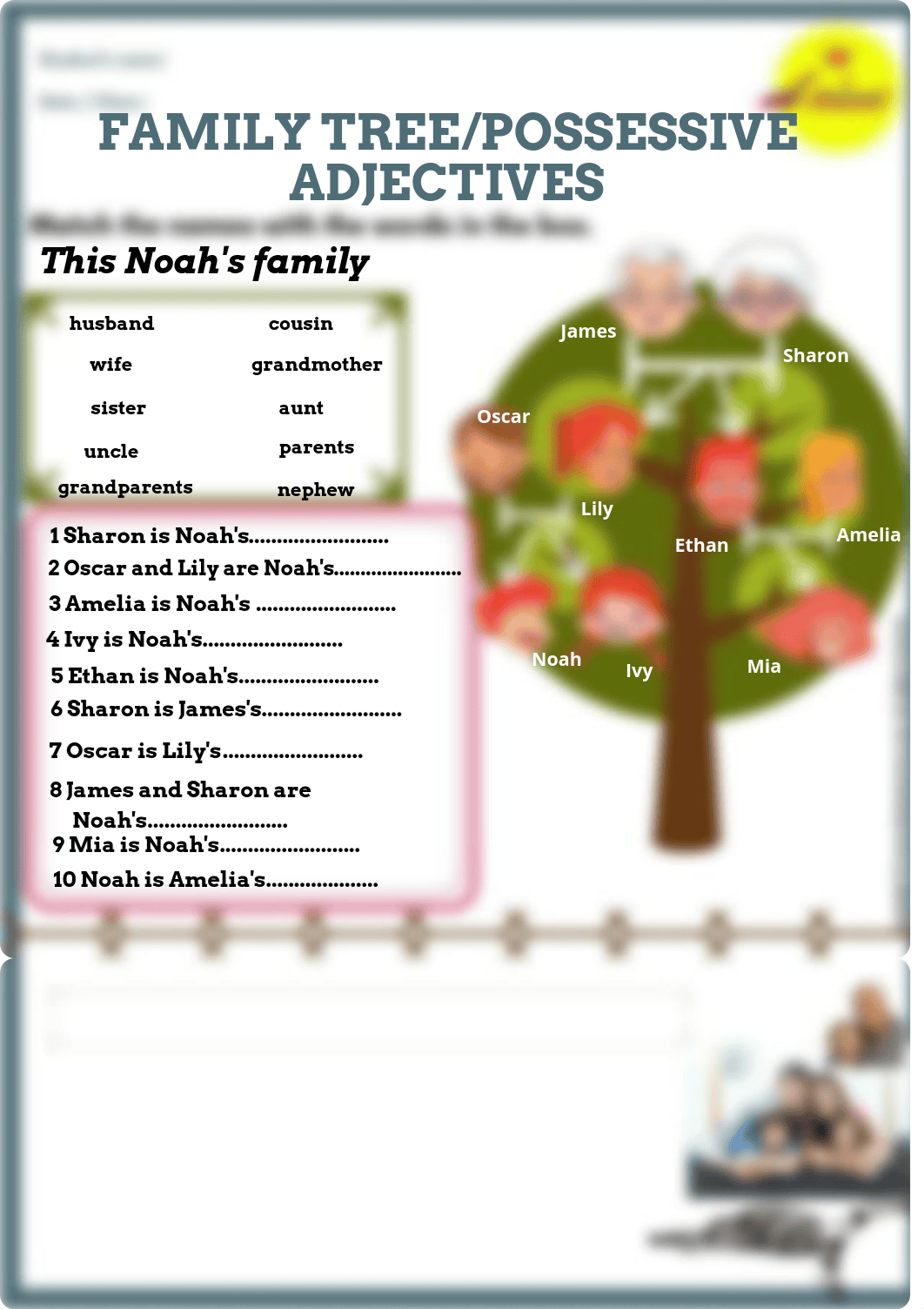 Family Tree_Possessive adjectives free ESL EFL pdf worksheets with answer keys.pdf_dlyq7nbqzoz_page1