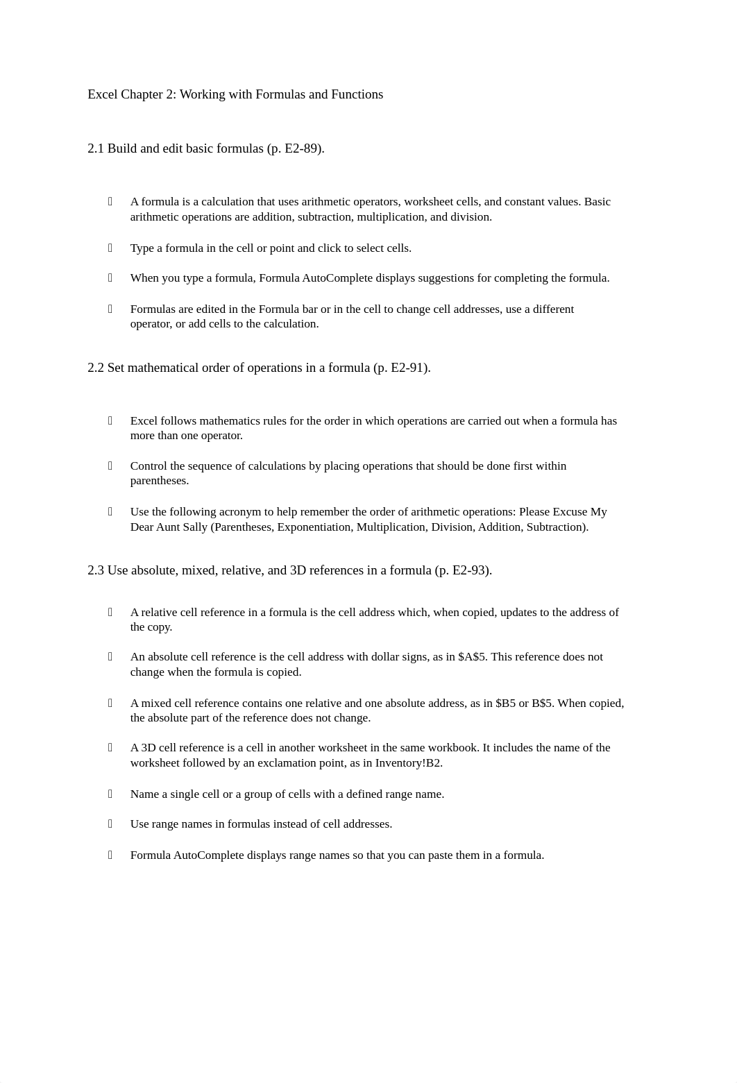Excel Ch. 2-  Working with Formulas and Functions .docx_dlyz6f0czjn_page1