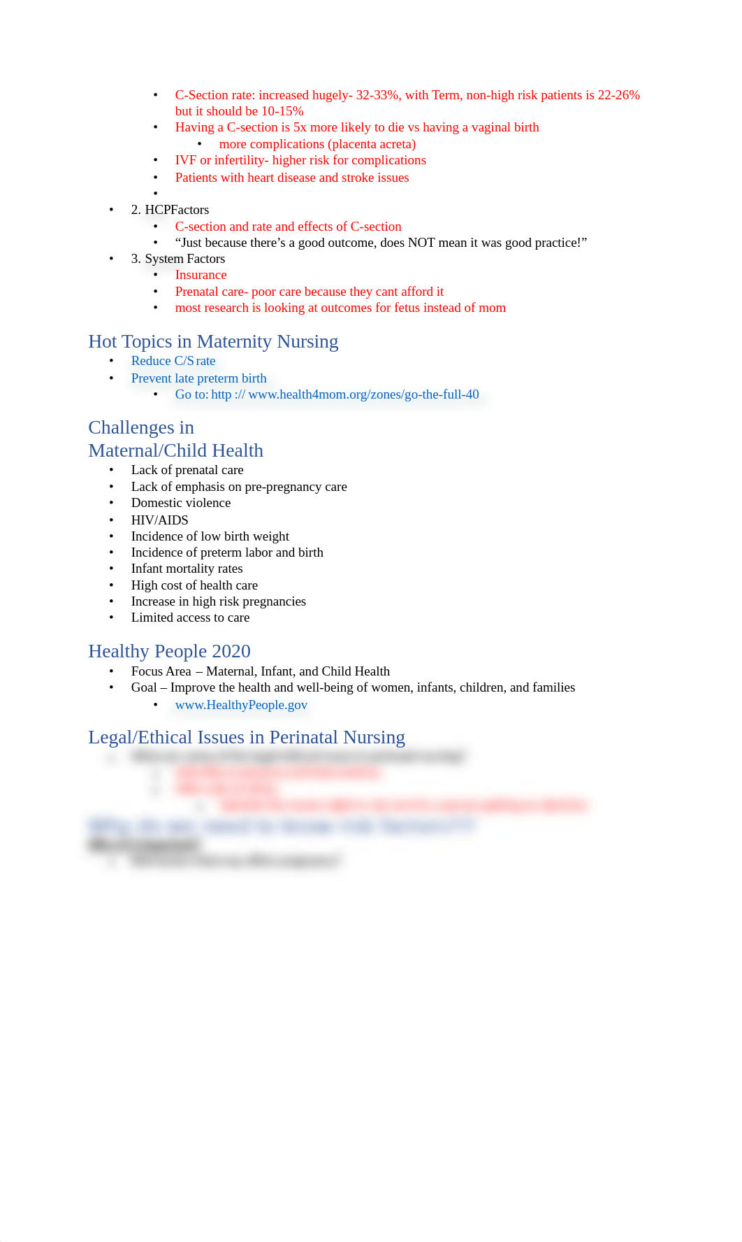 Care of the High Risk OB Patient and Family Study Guide.docx_dlz3tbyqypn_page2