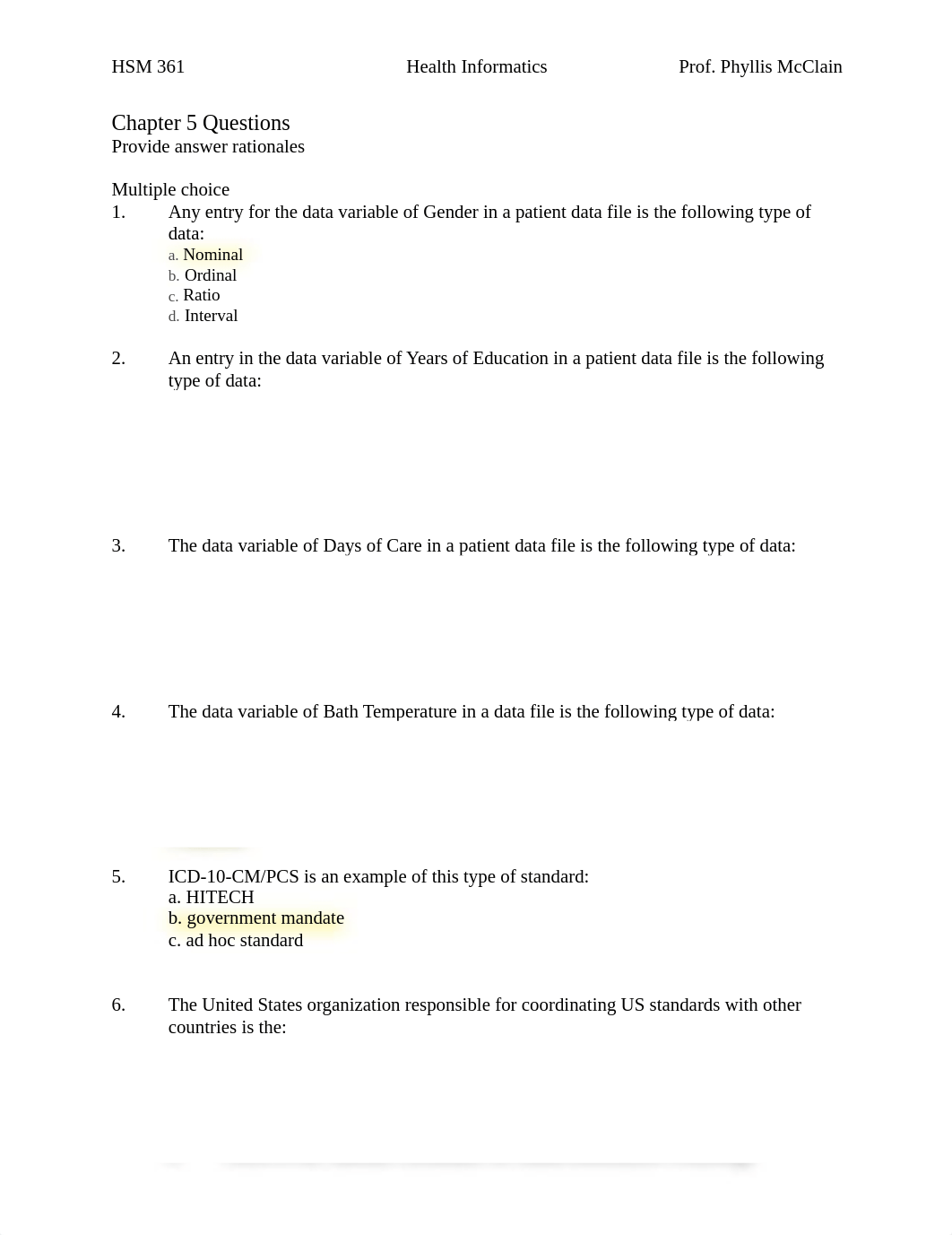 HSM 361 Chapter 5 Assignment Student.pdf_dlzgkrdpeod_page1