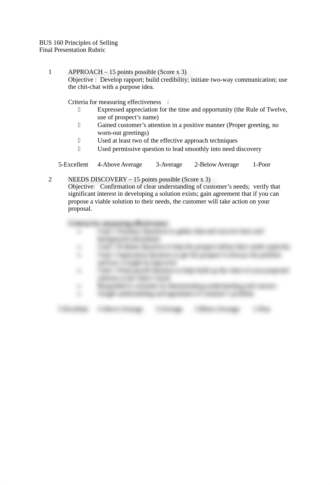 BUS 160 Principles of Selling final project rubric.docx_dlzzklfuoet_page1