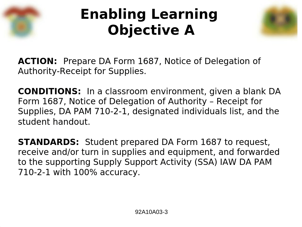 92A12A03 - Prepare Delegation of Authority Documents - 01SEP2007.ppt_dm08fwog6uf_page3