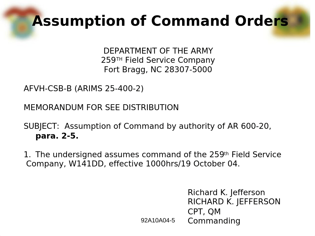 92A12A03 - Prepare Delegation of Authority Documents - 01SEP2007.ppt_dm08fwog6uf_page5