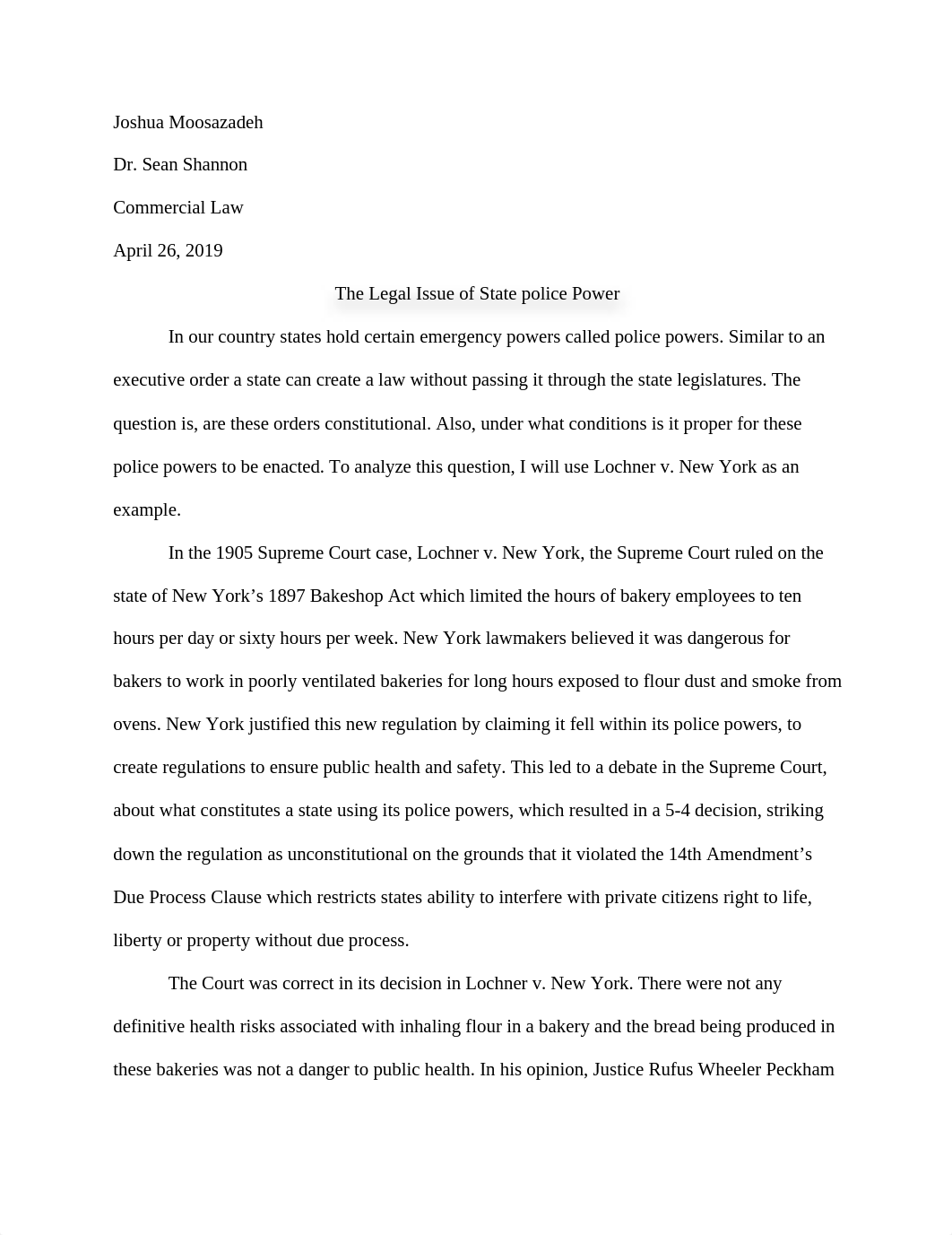 Legal topic essay police powers.docx_dm0ap9qvlvz_page1