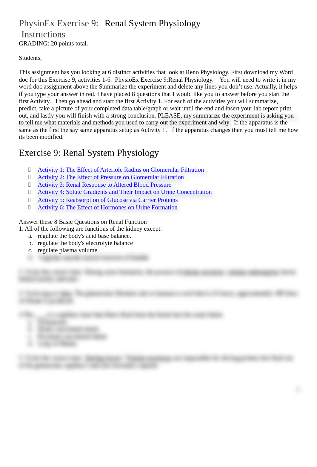 322 Lab5 PhysioEx Exercise 9 Renal System Physiology .docx_dm0aqbejeup_page1