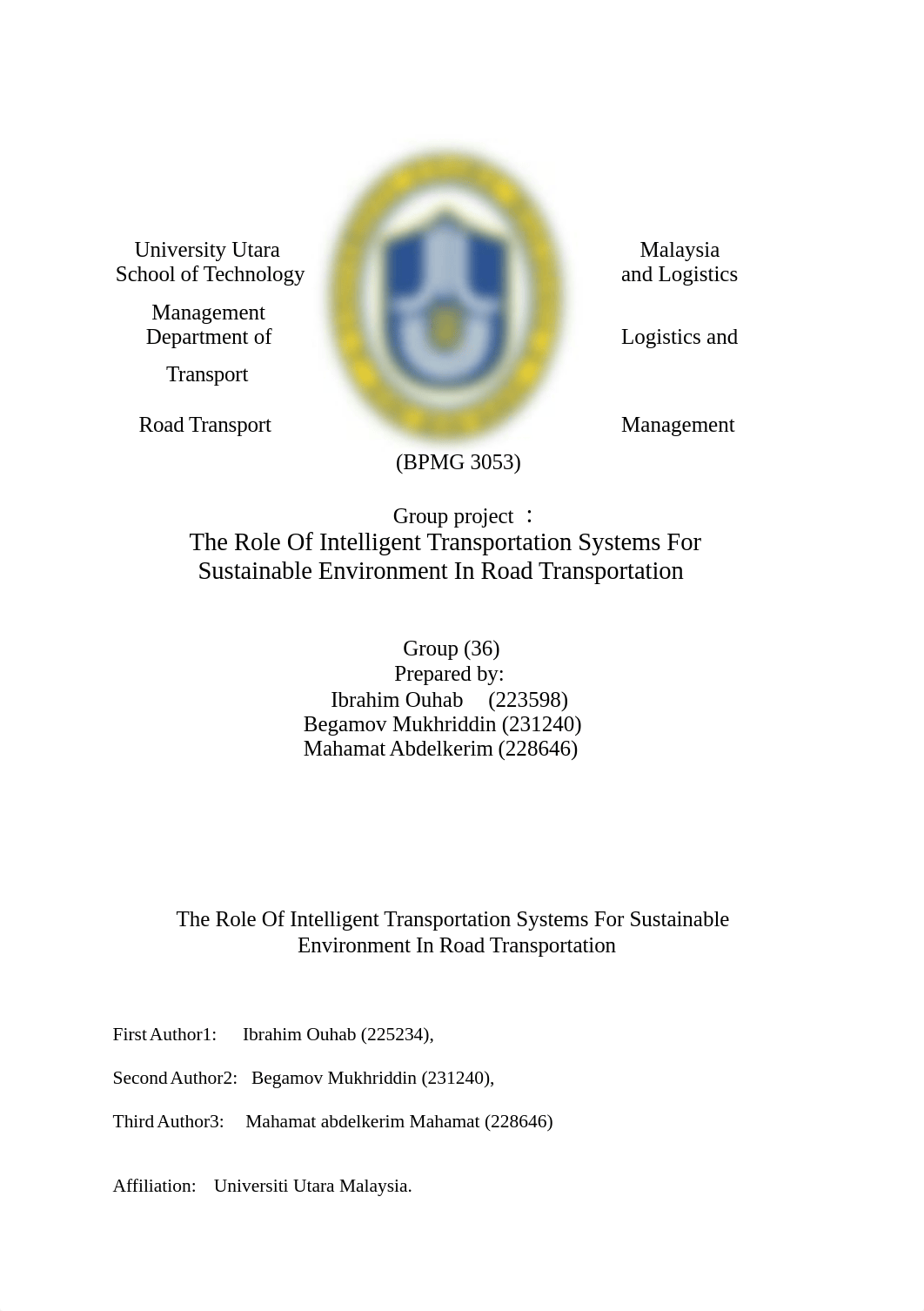 The Role of Intelligent Transportation Systems for Sustainable Environment In Road Transportations.d_dm0ha68bn3m_page1