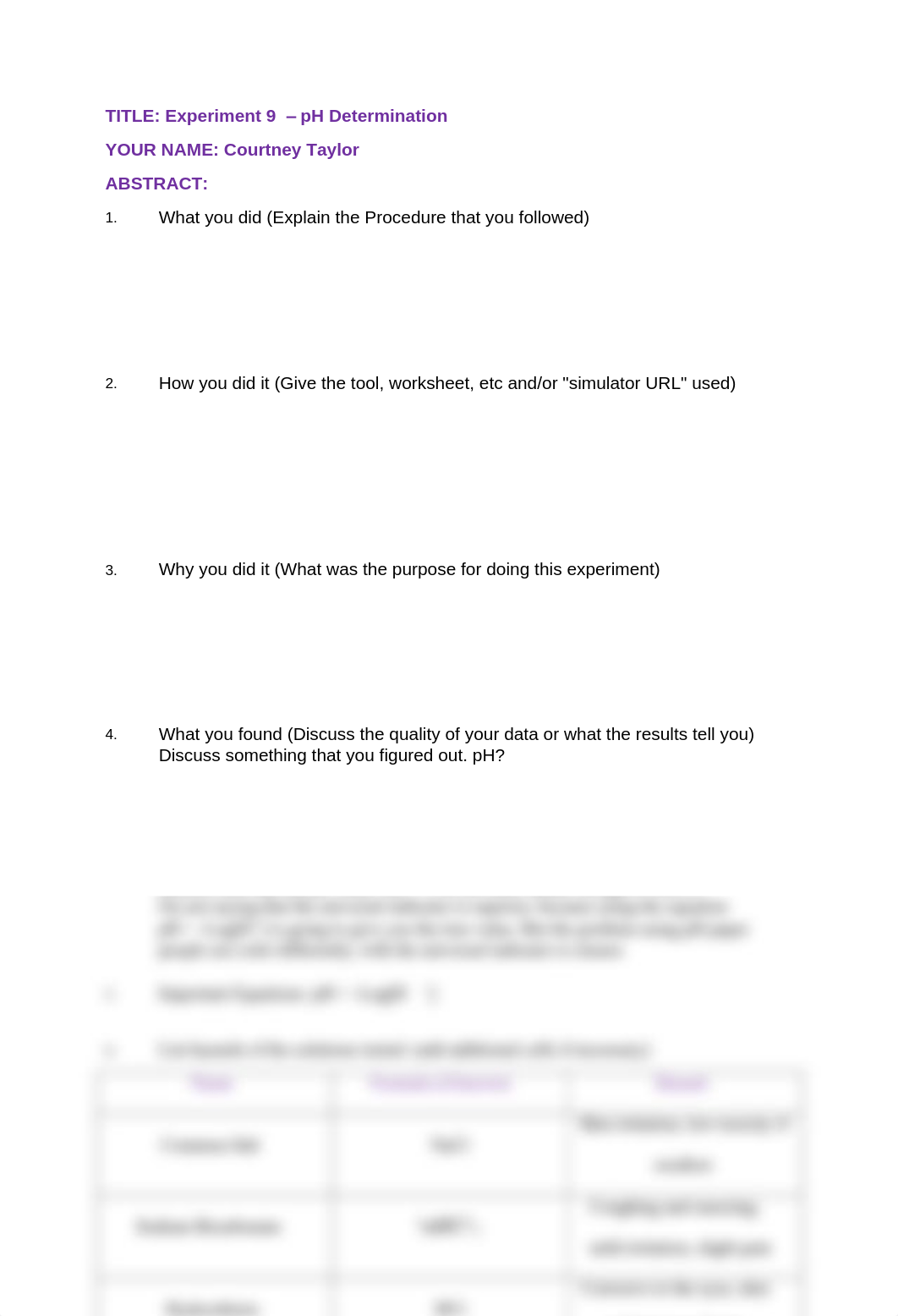 Exp #9_pH Deterninatioin_ Last Name_ First name section number Report Template.pdf_dm0khop8txg_page1