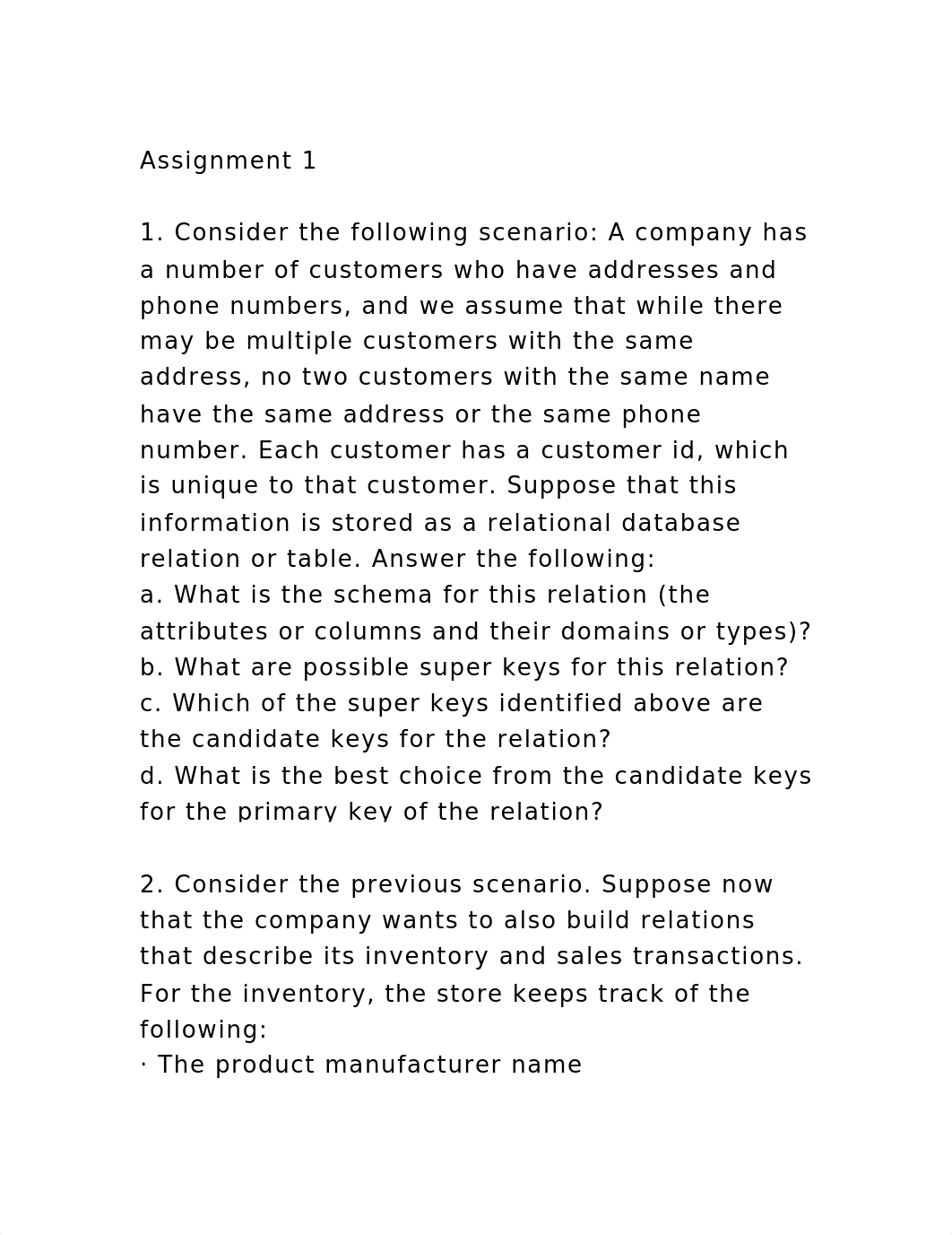 Assignment 11. Consider the following scenario A company has a .docx_dm0r5c3fuuo_page2