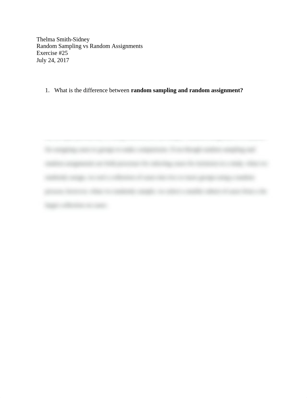 Exercise#25 Random  Sampling vs Random Assignment.docx_dm0spref59x_page1