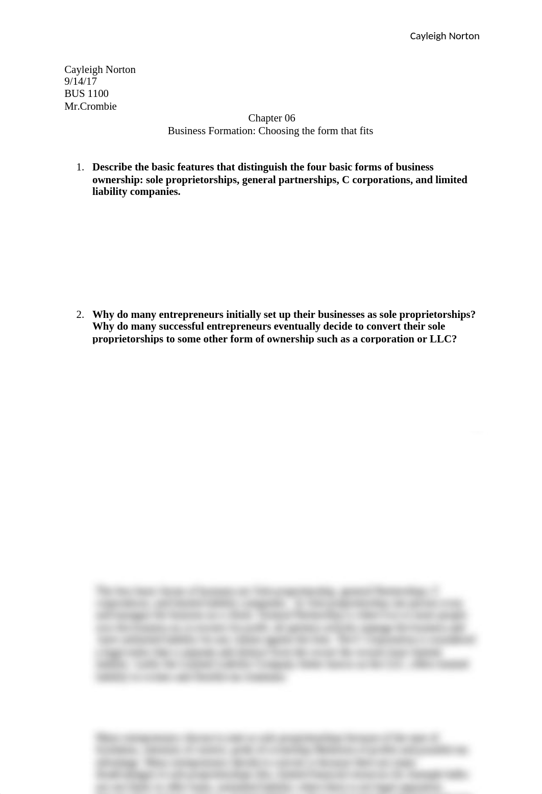 BUS 1100 Chatper 06 Business formation-choosing the form that fits.docx_dm0yvbokc3j_page1