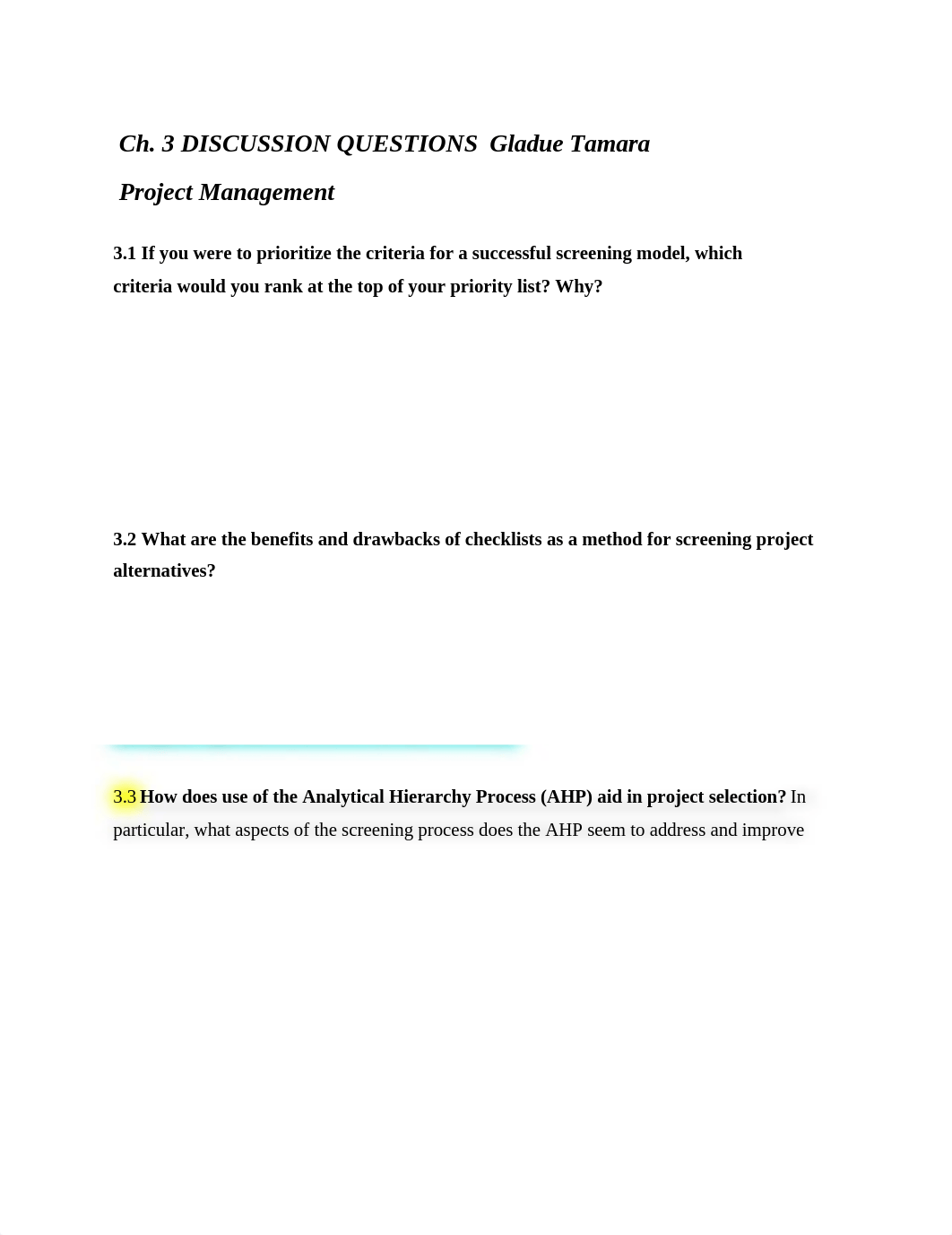 CH 3 DISCUSSION QUESTIONS draft pg 108 PROJECT MANAGMENT.docx_dm0z0r9ylrx_page1