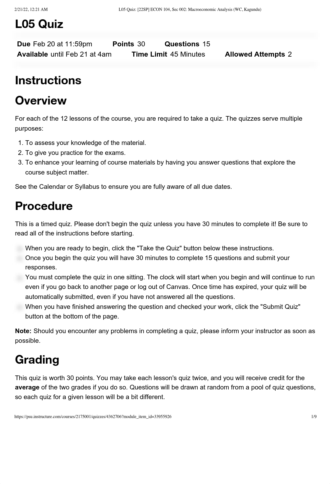 L05 Quiz_2 [22SP] ECON 104, Sec 002_ Macroeconomic Analysis (WC, Kagundu).pdf_dm102lxkxs4_page1