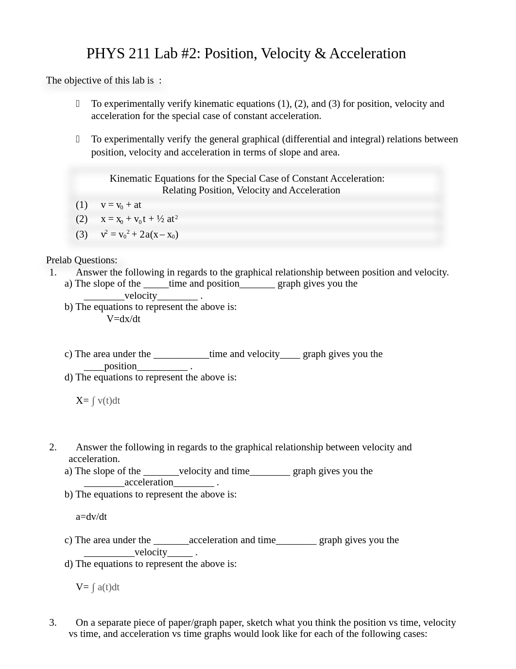 Lab #2 Student Blank (Position Velocity Acceleration)_dm11gjok42i_page1