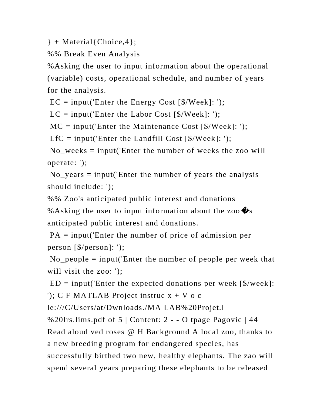 MATLAB expert needed. Note In all your calculations, your numbers s.docx_dm13ow58gec_page3