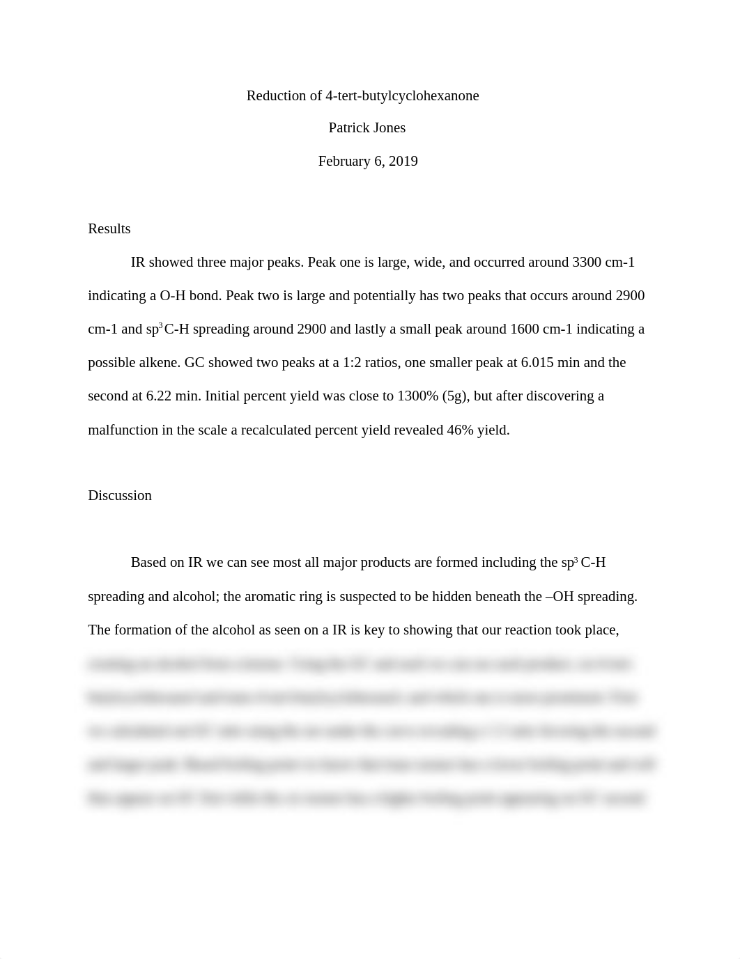 Reduction of 4-tert-butylcyclohexanone .docx_dm1slfsgees_page1