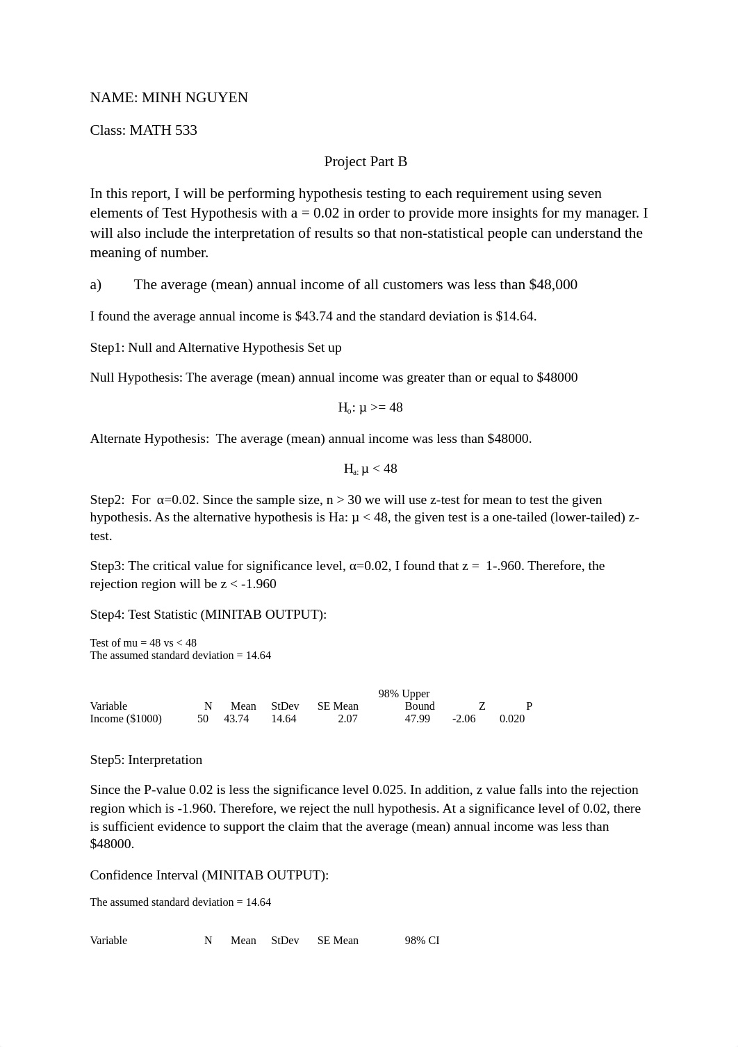 MATH533 Project B Cheat Sheet_dm1z5zm3or1_page1