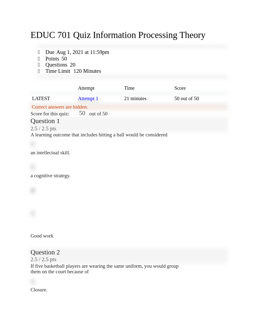 EDUC 701 Quiz Information Processing Theory.docx_dm22478xfks_page1