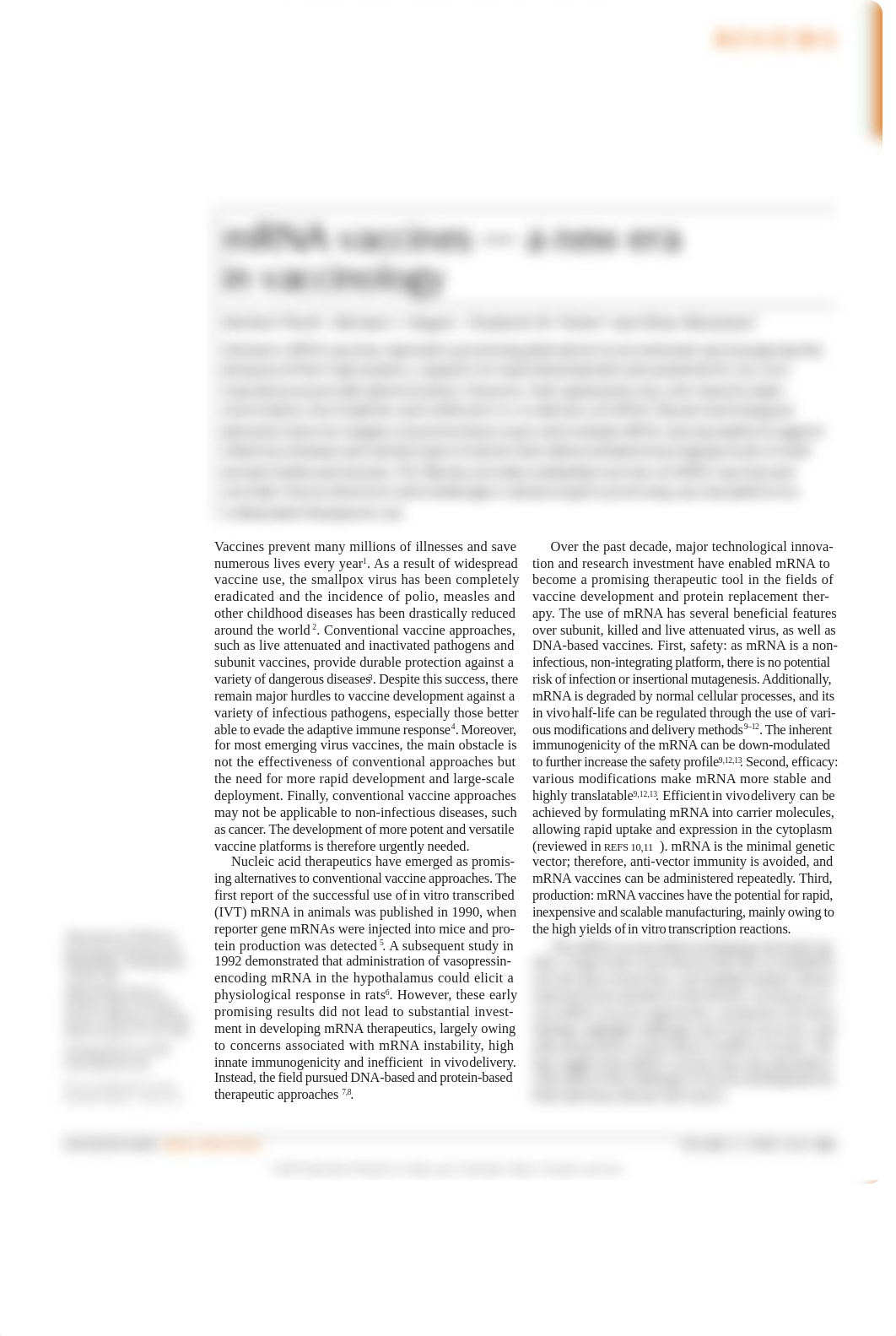 mRNA vaccines a new era in vaccinology.pdf_dm252dd2mna_page1