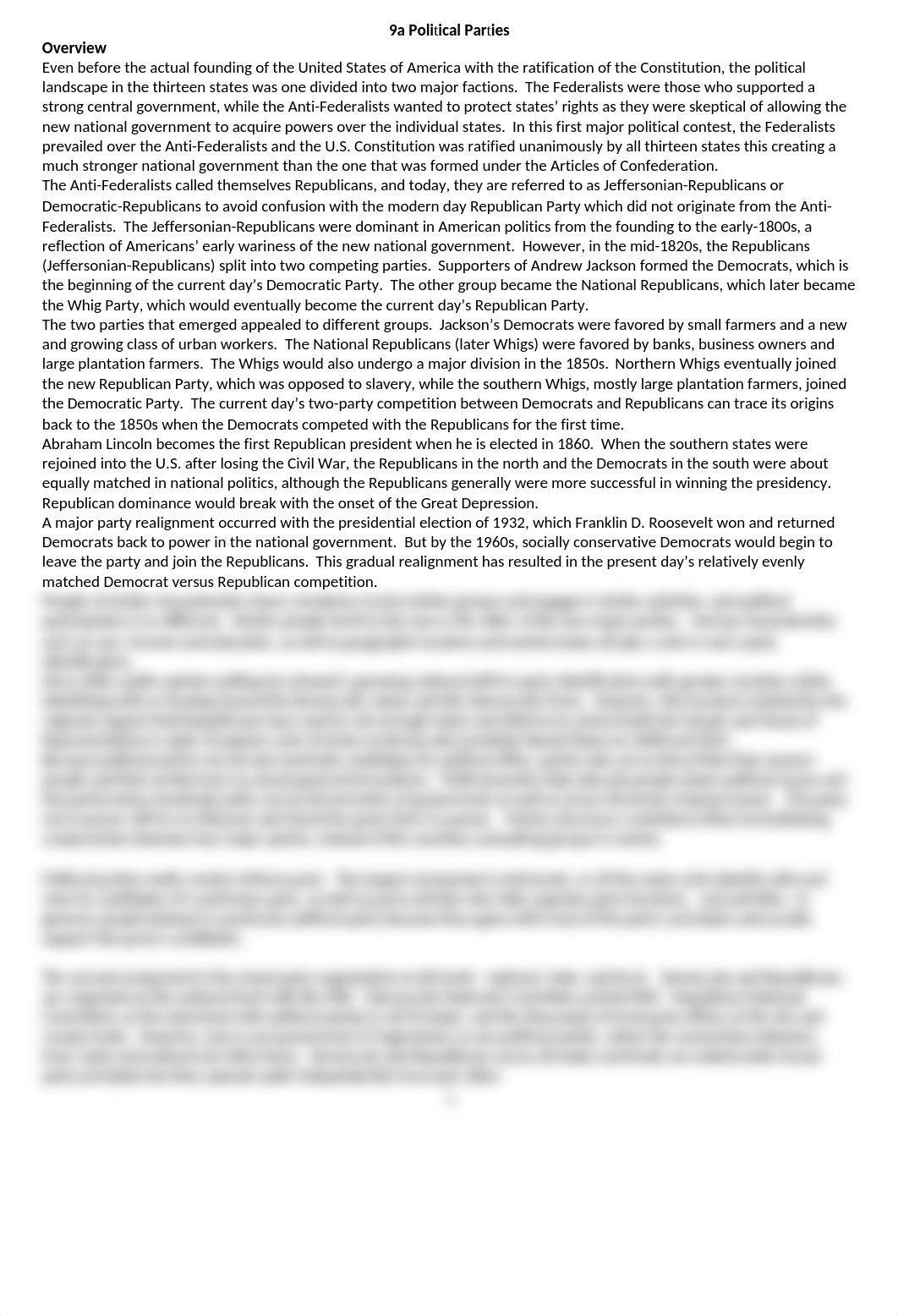 Ch. 9a Political Parties.docx_dm2ttd7vr25_page1