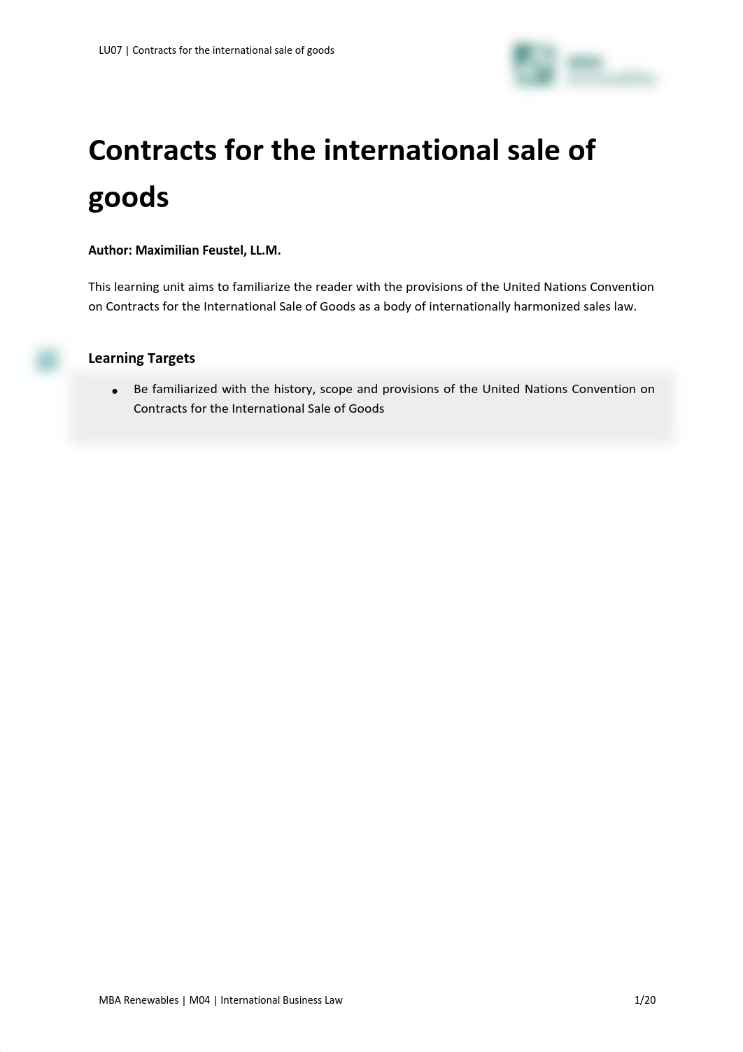 M04 LU07 - Contracts for the international sale of goods.pdf_dm2uqlg93x5_page1