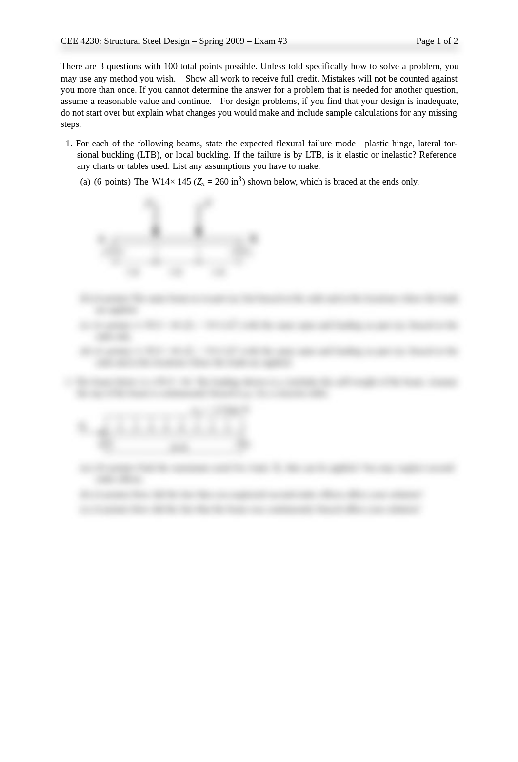 Exam C Spring 2009 on Structural Design_dm2w84i62gb_page1