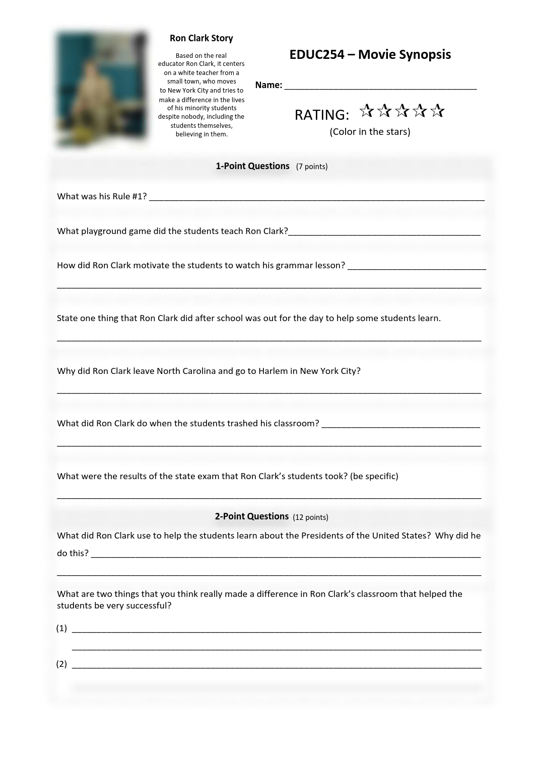 Movie Assessment - The Ron Clark Story.pdf_dm2zdtor92f_page1