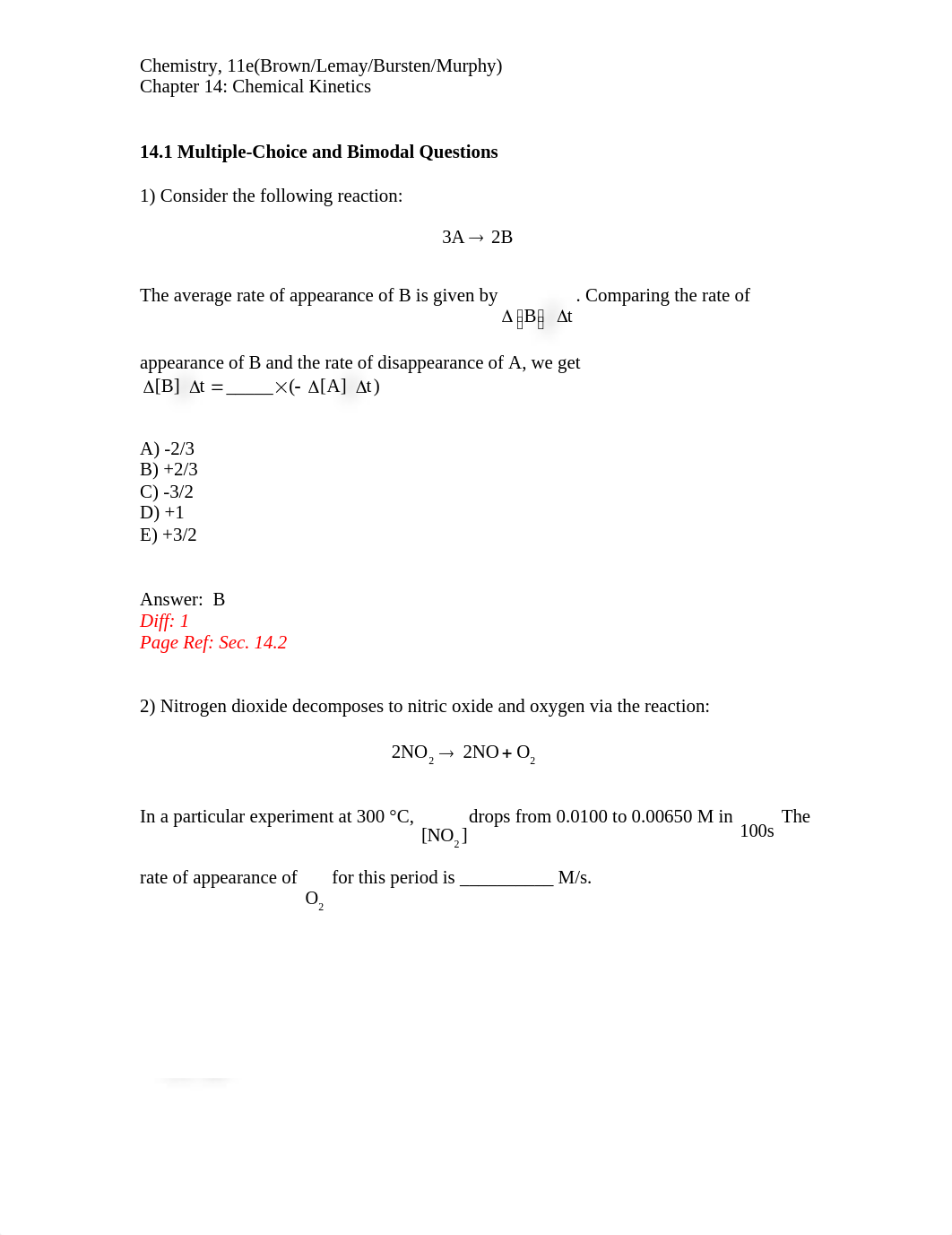 General Chemistry 2 Chapter 14 Practice Questions_dm3dusnkz1h_page1