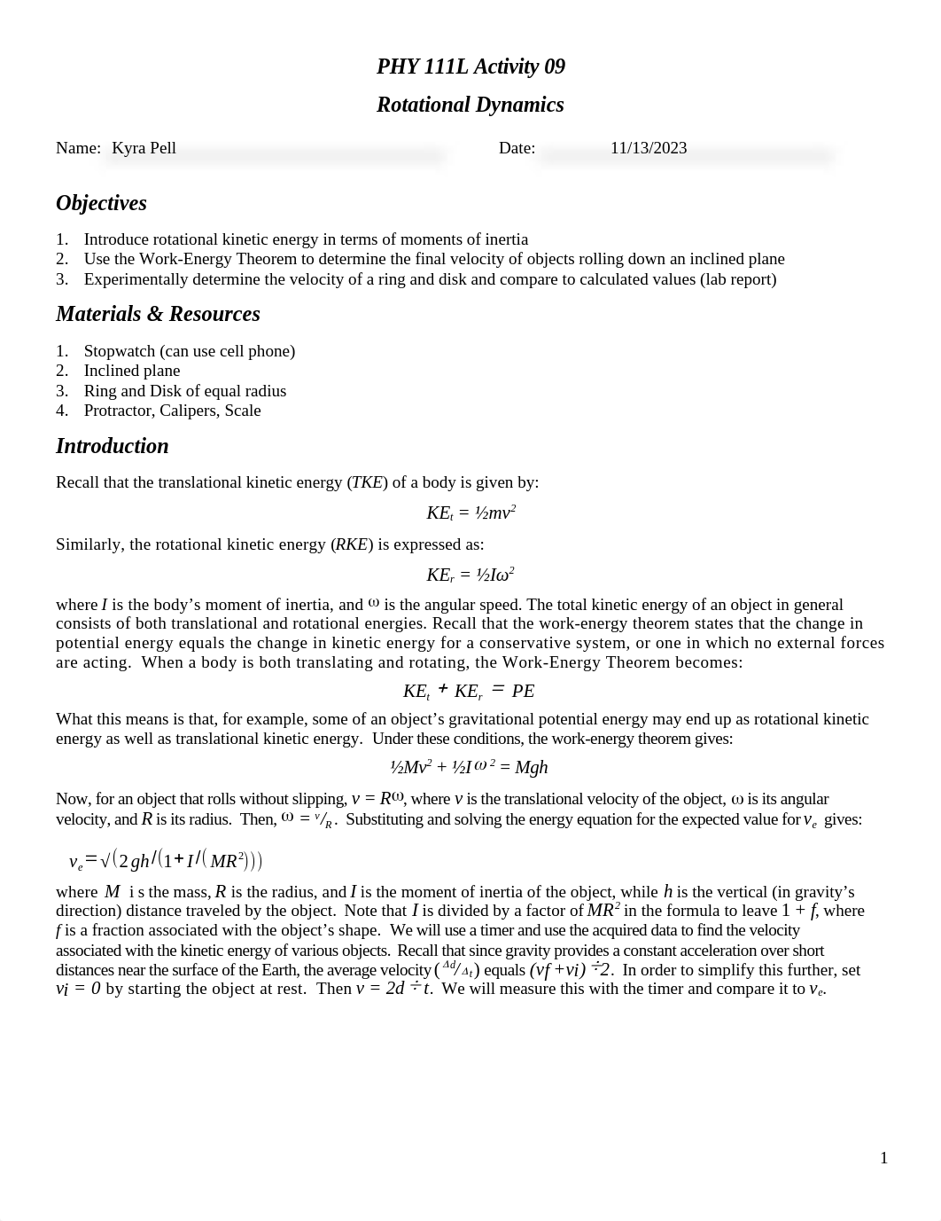 PHY 111L - Rotational Dynamics.docx_dm3h33my556_page1