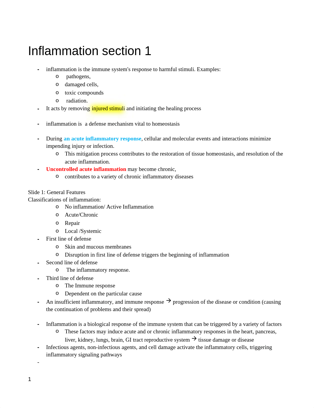 Inflammation Part 1 notes .docx_dm3rb1t1h5e_page1