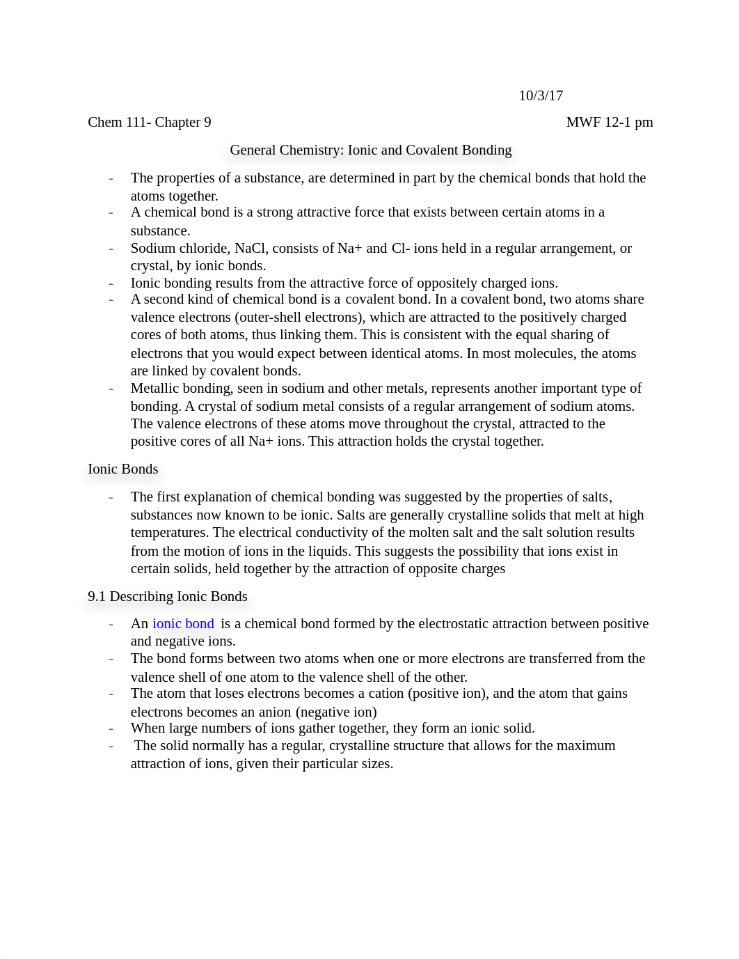 Chem 111 Ch 9 Ionic and Covalent Bonding.docx_dm435clhjv4_page1