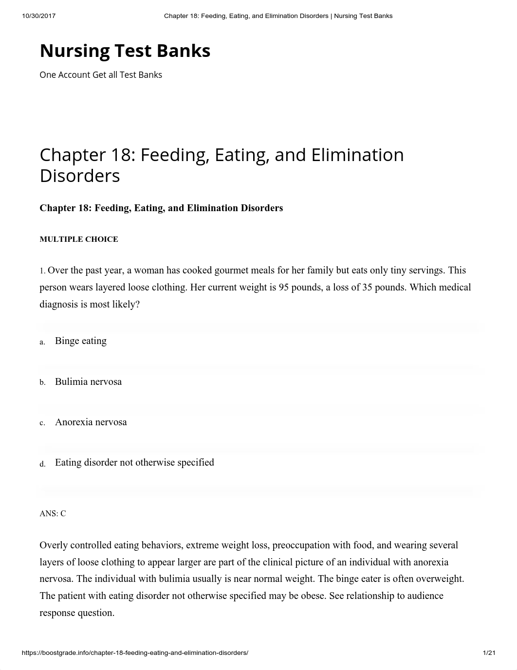 Chapter 18_ Feeding, Eating, and Elimination Disorders _ Nursing Test Banks.pdf_dm46vvgmcpn_page1