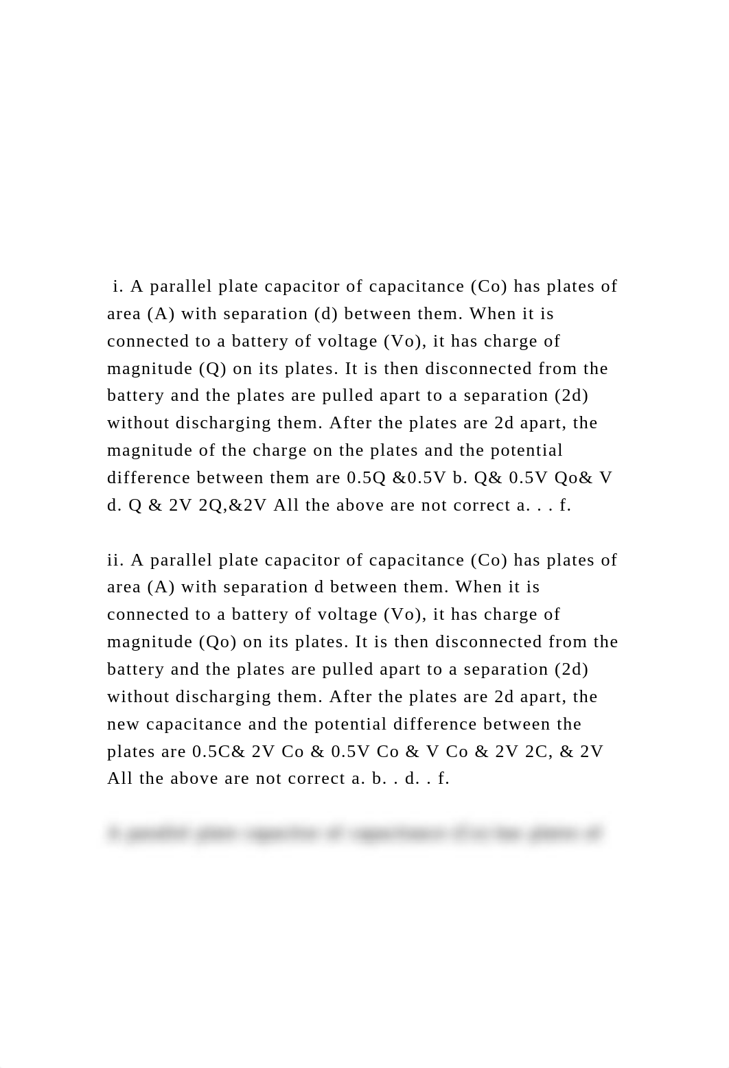 i. A parallel plate capacitor of capacitance (Co) has p.docx_dm4bm0u1v2y_page2