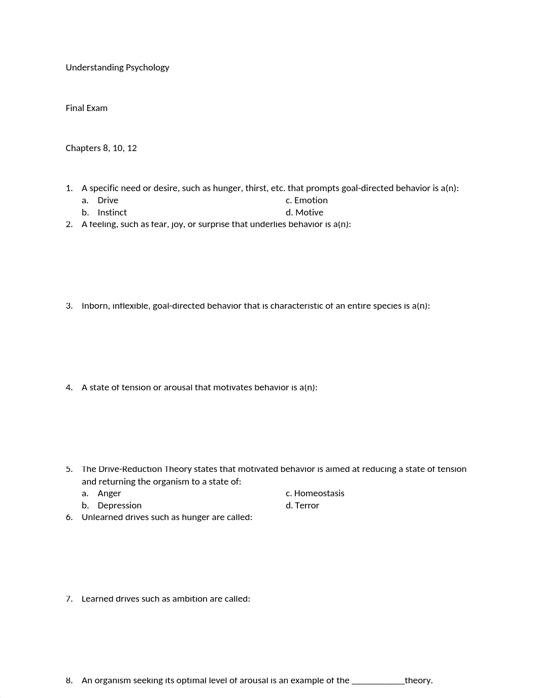 Understanding Psychology Final Exam Chaps. 8,10,12.docx_dm4h19e48gx_page1