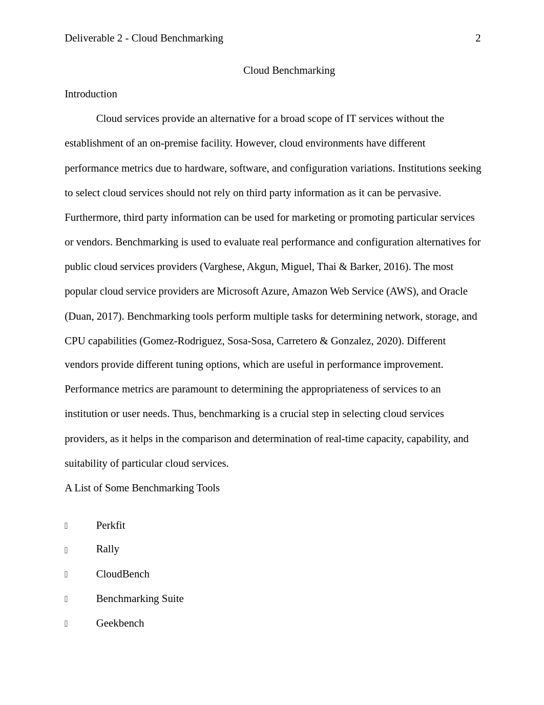 IAbdulelah_Deliverable 2 - Cloud Benchmarking_7-30-2020.docx_dm4s41rhof2_page2