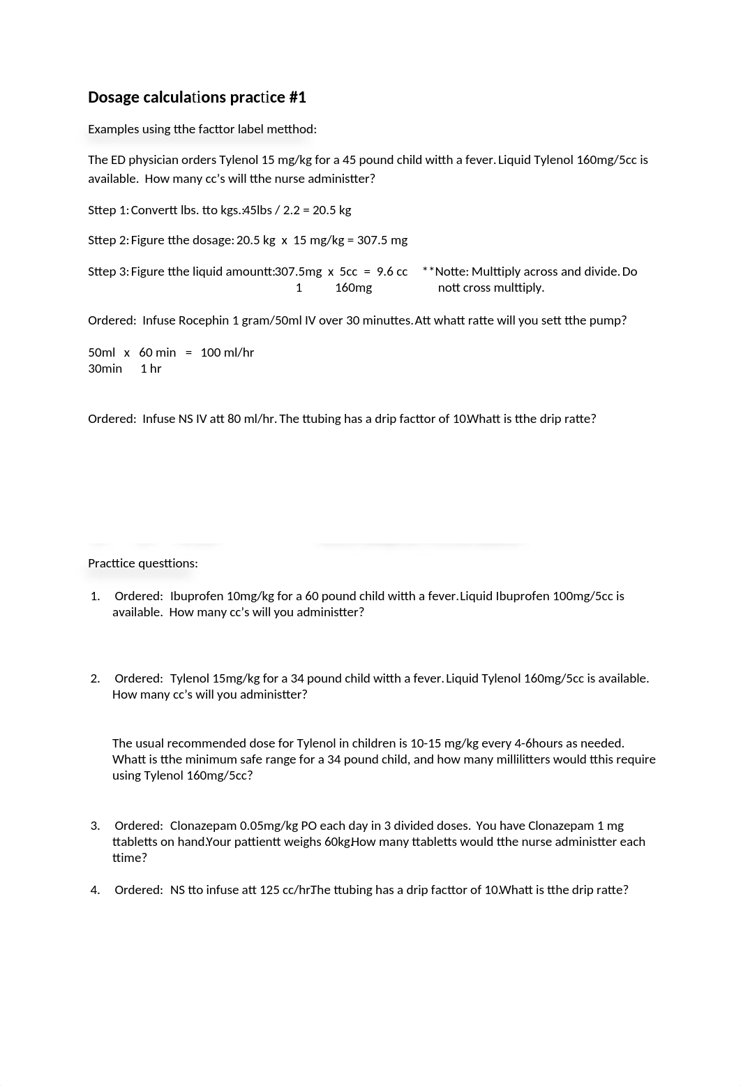 Extra Dosage calculations practice .doc_dm4u2r2g2b1_page1