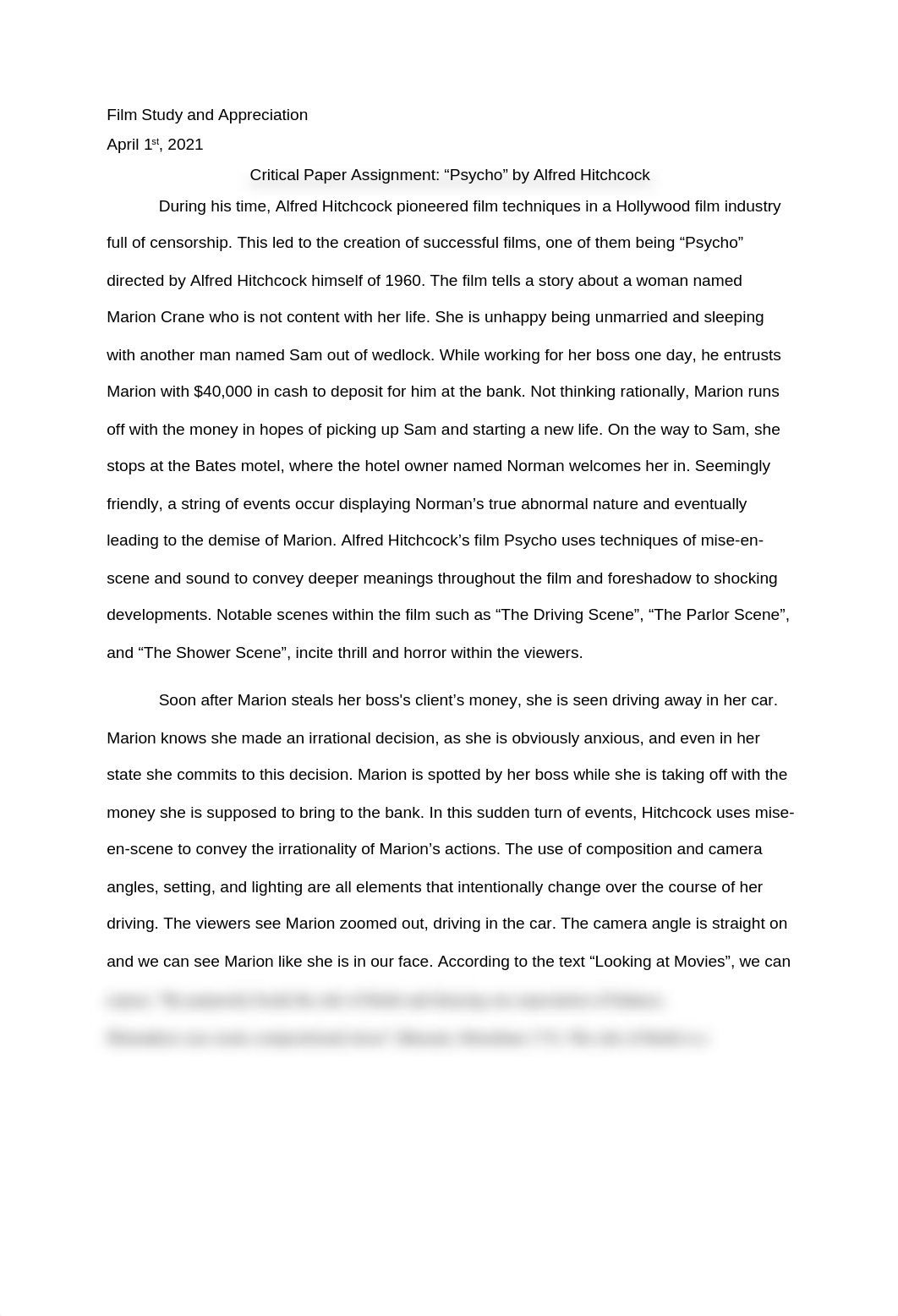 Psycho Movie Analysis 1.docx_dm4xfu3rnxk_page1