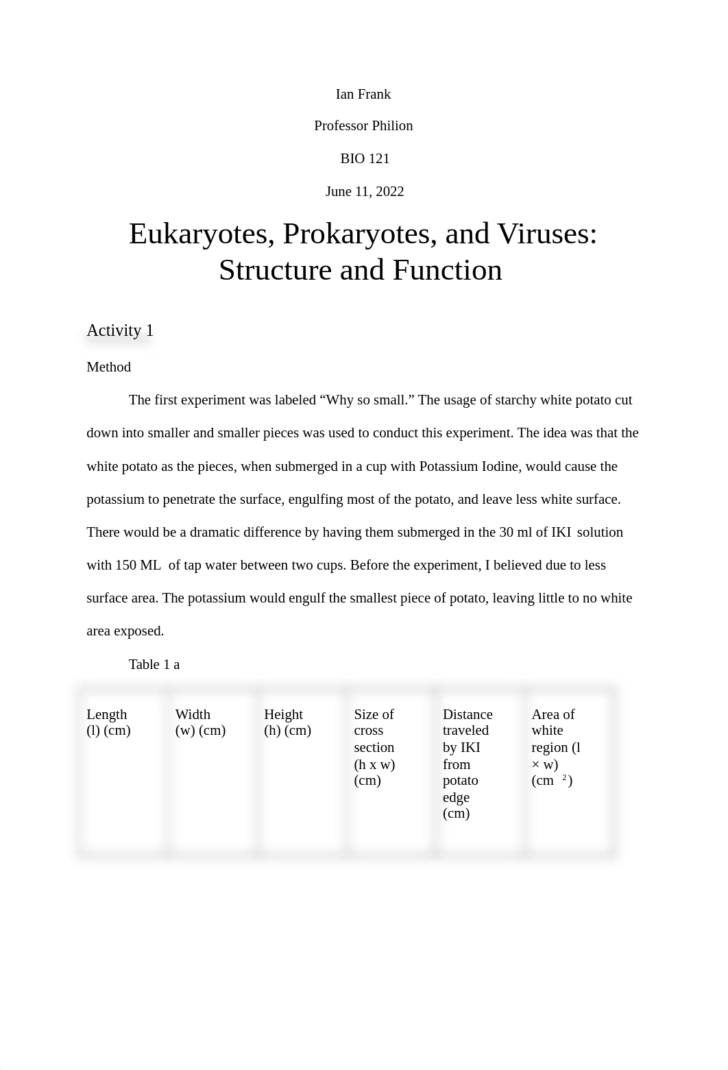 Eukaryotes, Prokaryotes, and Viruses- Structure and Function  lab.docx_dm54rveh319_page1