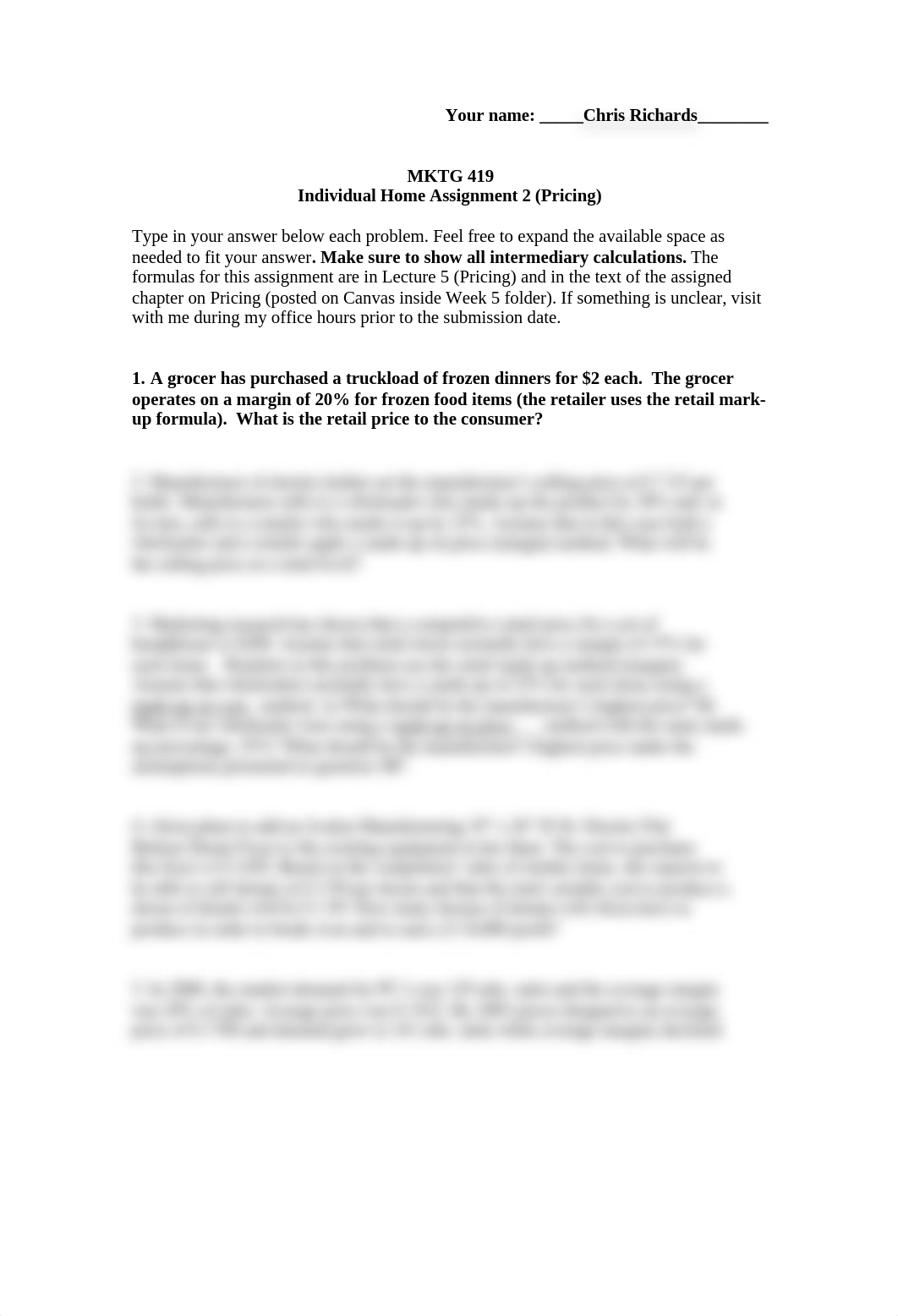 MKTG 419 Home Assign 2 Pricing.docx_dm5bwdm599b_page1